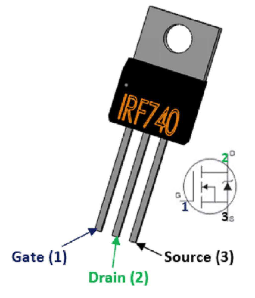 IRF740 N CHANNEL MOSFET 400V 10A Majju PK