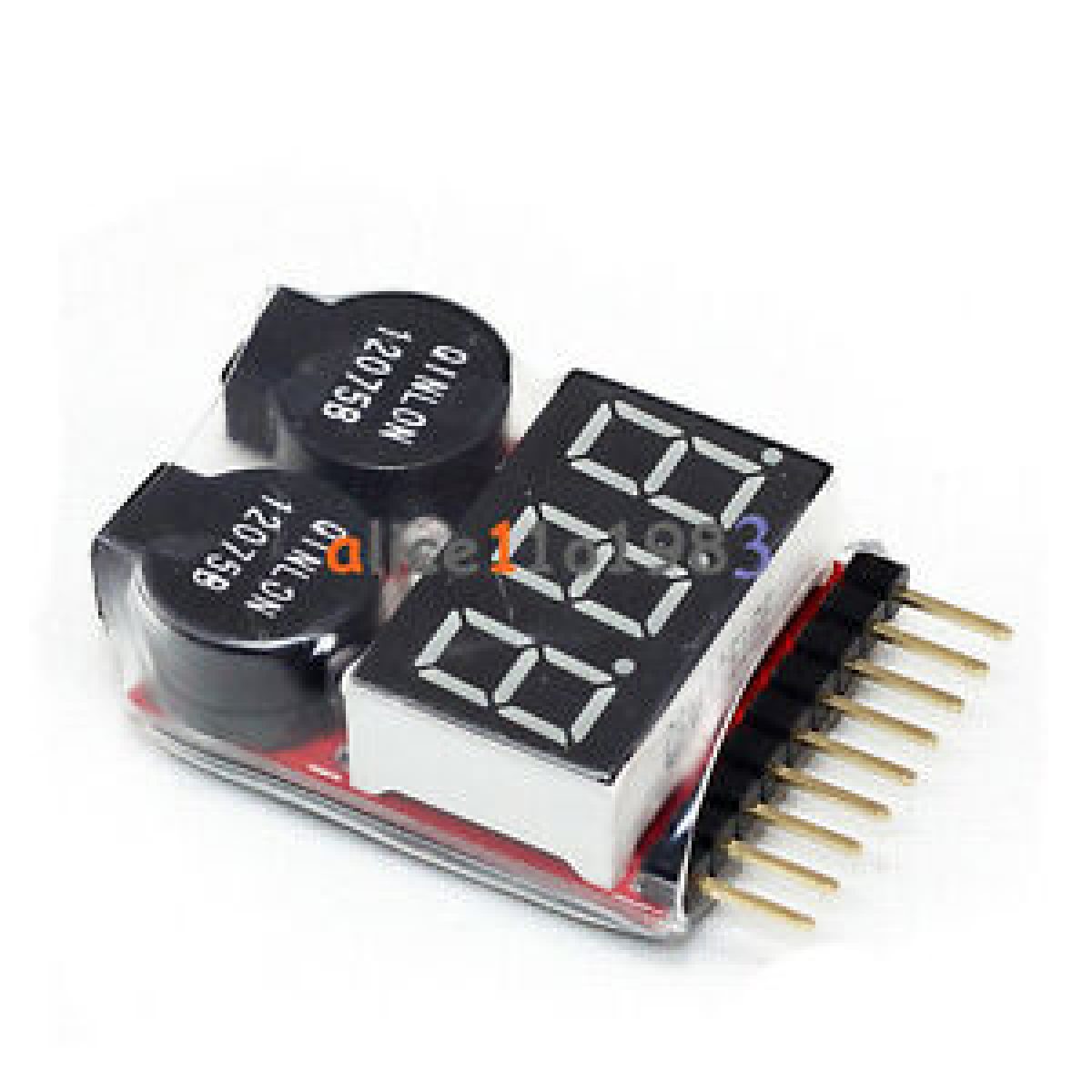 S Lipo Li Ion Fe Battery Voltage Tester With Buzzer Alarm Majju Pk